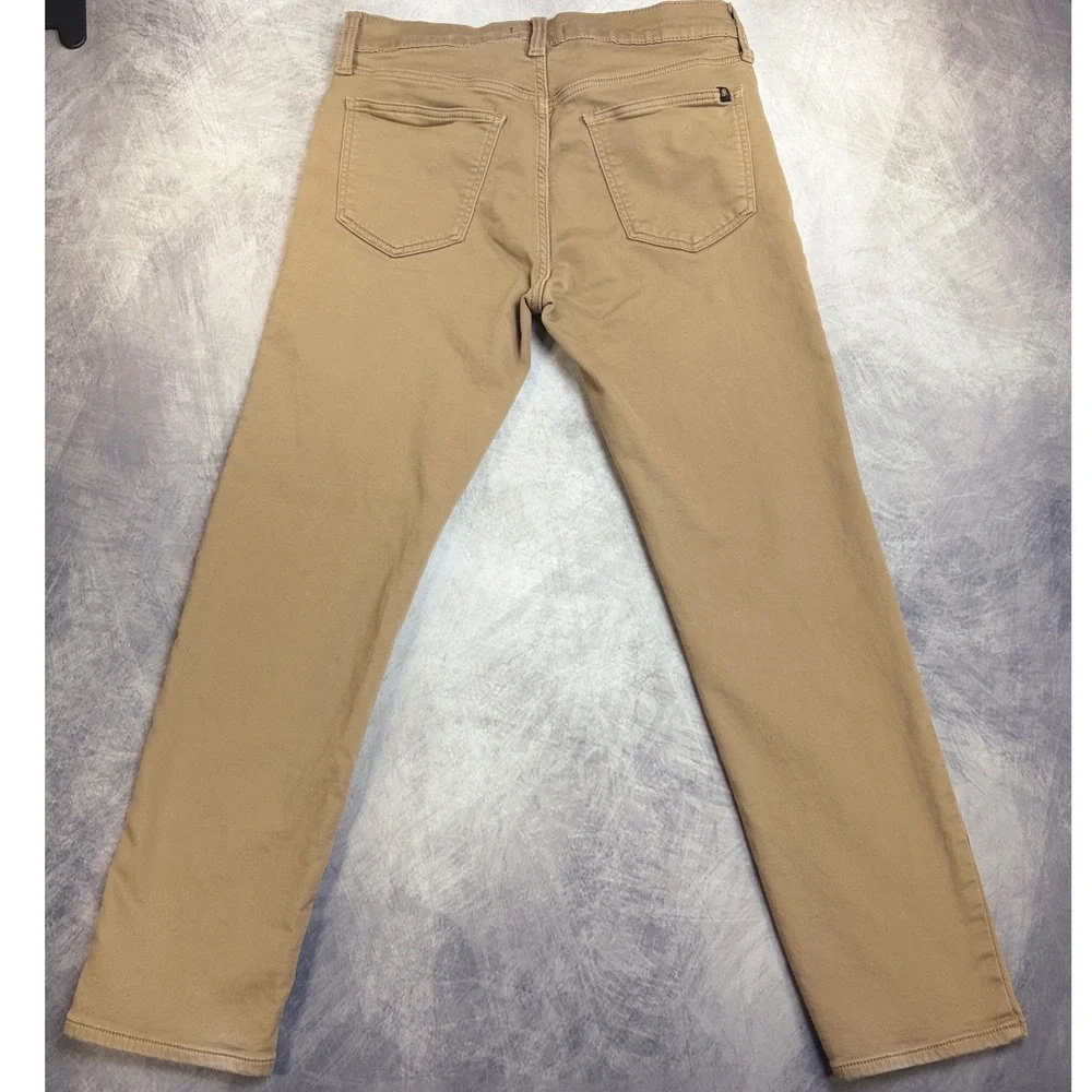 Banana Republic‎ Mens Slim Fit Traveler Pants Khaki Tan Chino 30x29